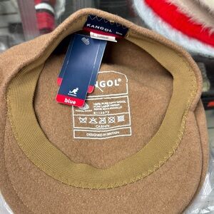 Kangol Men's Tan Wool Cap